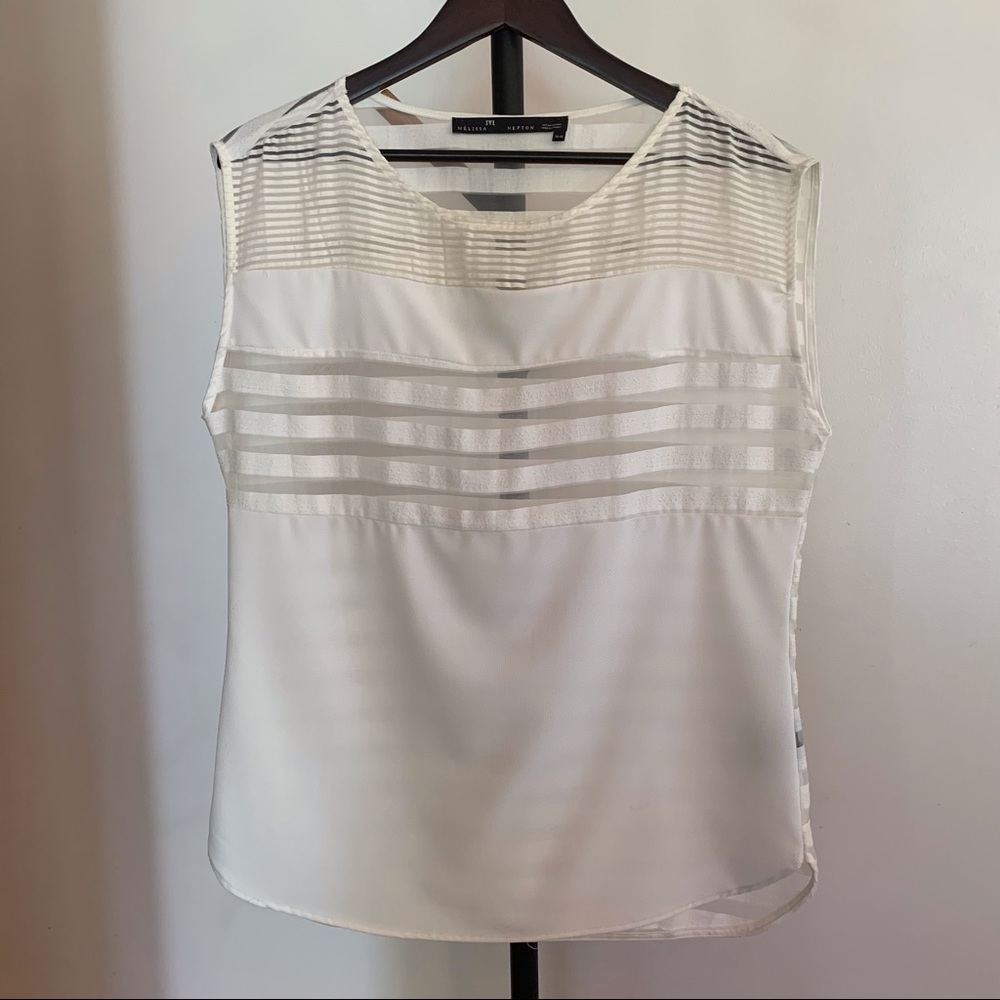 Melissa Nepton designer white blouse